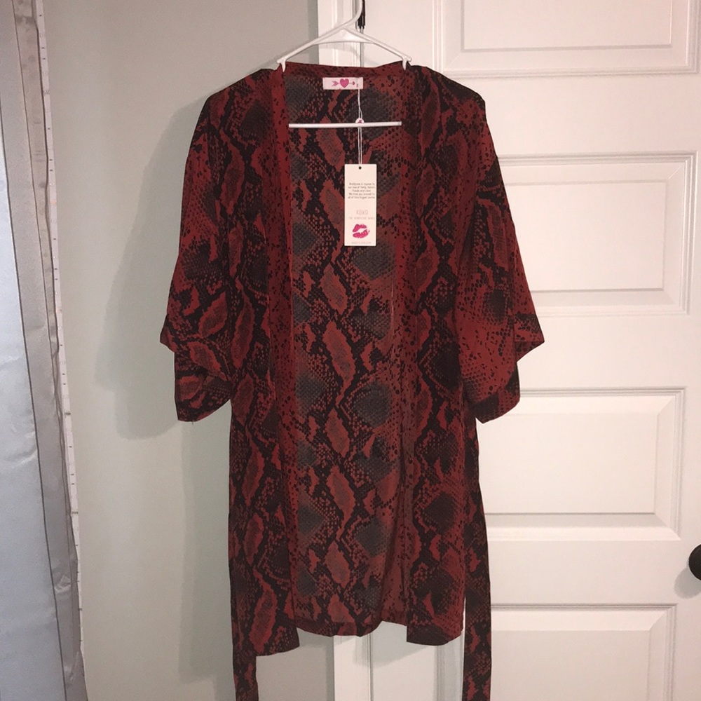 Buddy Love OS Silk Robe